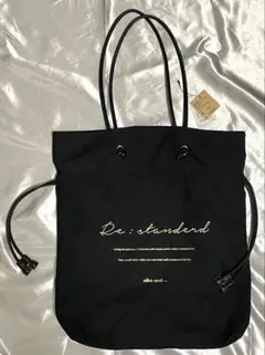 新品♡niko and ニコアンド　オリジナルロゴ 巾着トートバッグ