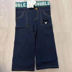 DOUBLE.B デニム風パンツ レギンス100cm ※記名塗り潰し有