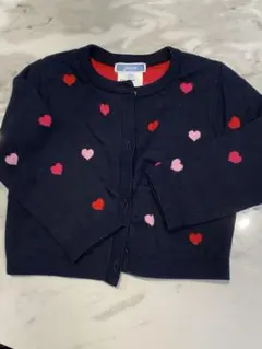 jacadi ハート柄カーディガン 18M
