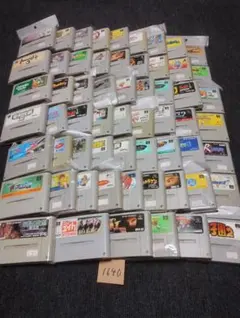 【在庫処分】スーパーファミコンソフト ジャンク 約60本 まとめ売り【1640】