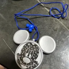 ミッキーマウス ネックレス シルバー