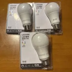 【新品】 IKEA LEDARE LED電球 E26 人感センサー3個セット