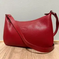 LONGCHAMP Pebbled Leather Shoulder Bag
