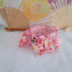 幅広シュシュ、和風夏浴衣(濃いピンク桜)わんちゃん猫ちゃん用 幅広シュシュ、和風夏浴衣(白×ピンク桜)わんちゃん猫ちゃん用 - メルカリ