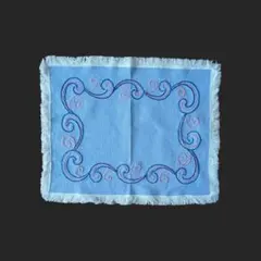 フランス 手刺繍 ドイリー 敷物