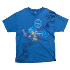 USAディズニー Hanes BEEFY-T ミッキースタンプTシャツ XL⁠