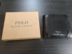 POLO RALPH LAUREN 二つ折り財布 ブラックのサムネイル
