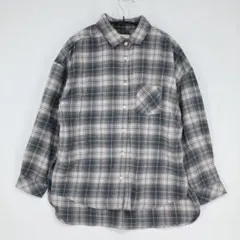 earth music&ecology チェック柄シャツ Fサイズ