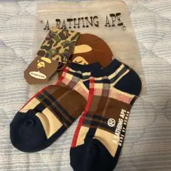 A BATHING APE チェック柄ソックスのサムネイル