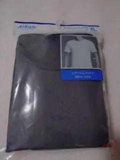 エアリズム　クルーネックT　半袖　XL グレーのサムネイル