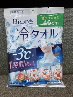 Biore ビオレ 冷タオル 5枚入 首かけ 冷却シート