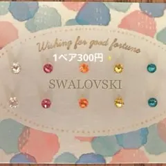 数量限定お値下げ中✨オーダーメイド✨シンプルで小さい スワロフスキー ピアス