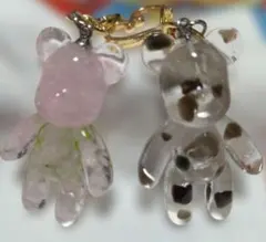 【3023】ぐでねこ アクセサリー ノンホールピアス 天然石 レジン ミニチュア 3067】ぐでねこ 天然石 アクセサリー レジン ピアス ミニチュア - メルカリ