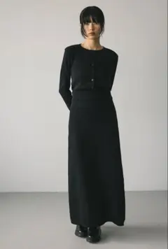 ニットベアワンピース