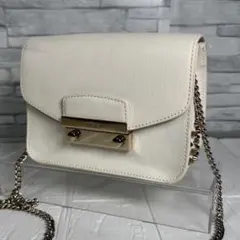 FURLA フルラ メトロポリス ショルダーバッグ スタッズ　チェーン