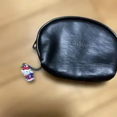 レアハローキティチャーム付きコインケース　ハローキテイキーホルダー