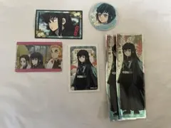 時透無一郎　缶バッジ　ステッカー　カード