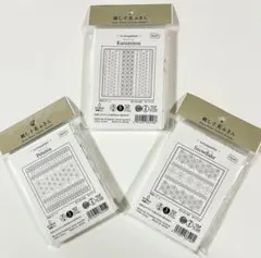 28オリムパス刺し子花ふきん布パック3個セット
