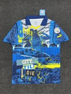 PUMA マンチェスターシティ レトロシャツ OASIS 総柄 L - メルカリ