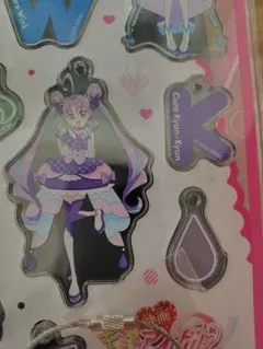 映画キミとアイドルプリキュア♪　アクリルキーホルダープレート　キュアキュンキュン