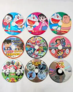 DVD9枚セット ドラえもん・名探偵コナン・マリオ・ポケモン・かいけつゾロリ