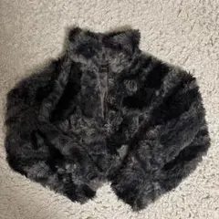 EMODA ブラック・グレー ファーコート F