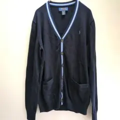 美品　Polo Ralph Lauren ネイビー カーディガン L