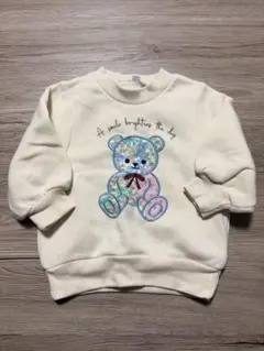 くま トレーナー 裏起毛