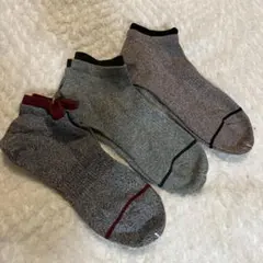 メンズ くるぶしソックス 3足セット スニーカー靴下