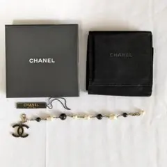 希少・箱付】CHANEL シャネル チェーン×レザー カフ ブレスレット 