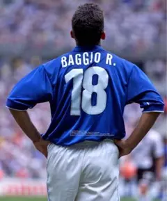未使用】96 イタリア代表 ユニフォーム 18 バッジョ - メルカリ