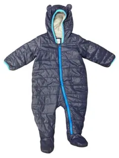 【美品】GAPbabyギャップベビー防寒ジャンプスーツ カバーオール70 冬物