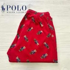 Ralph Lauren ラルフローレン ポロベア パジャマパンツ M レッドのサムネイル