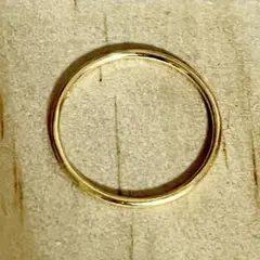 SHIHARAシハラLine Ring 1.0 K18YG 1.5号マット 新品 - メルカリ
