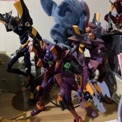当選品 Schick×エヴァンゲリオン フィギュアクロック【レイ&アスカ