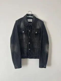 Yevs Saint Laurent rive gauche 黒デニムジャケット 2026年最新】YVES SAINT LAURENT rive gauche メンズ ジャケット