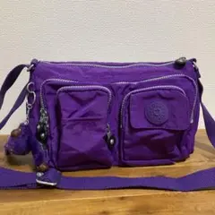 【美品】kipling 斜め掛け可　キプリング　ショルダーバッグ