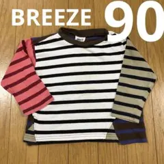 BREEZE 長袖Tシャツ 90cm クレイジーパターン