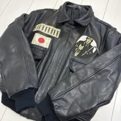b*b様 ラロッカフライングジャケットskybandit666パンクジュンスカ森 JOHNSONS・LA ROCKA! VINTAGE Flying Jacket SKY BANDIT