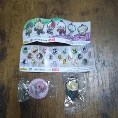 ビッくらポン！ヒロアカラバーアクセサリー 爆豪勝己　缶バッチ　芦戸三奈