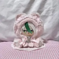 ハンドメイド 着ぐるみ おすわりぬい服 推し活 桃色 白色 d536