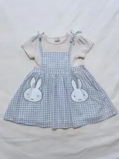 ミッフィーワンピース　80cm プティマイン