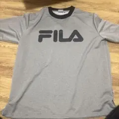FILA ロゴプリント Tシャツ グレー LLサイズのサムネイル