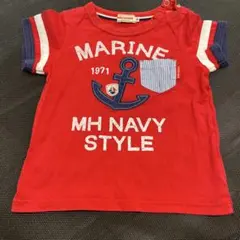 miki HOUSE マリンスタイル 半袖Tシャツ 90