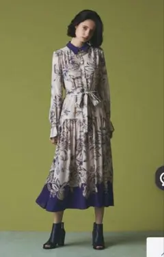 DRIES VAN NOTEN 16SS 刺繍スカート フレア 総柄 - メルカリ