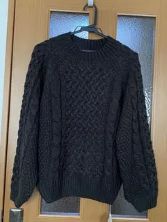 【新品未使用】　レディース　セーター　ダークグレー　M