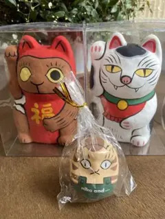 ニコアンド　ねこまたごよみ　張子オブジェのサムネイル