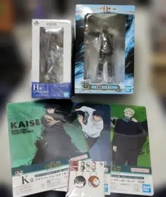 呪術廻戦0・呪術廻戦5th：【フィギュア、A4ファイル、アクスタ、缶バッジ】8点