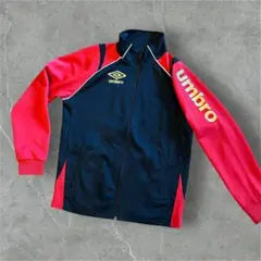 アンブロ UMBRO デサント社製 ロゴプリントツートントラックジャケット　S