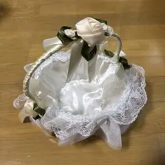 リングピロー バスケット型 ホワイト